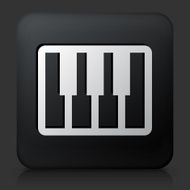 Black Square Button with Keyboard Icon