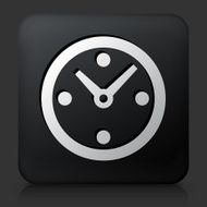 Black Square Button with Clock Icon N2