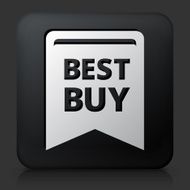 Black Square Button with Best Buy Icon