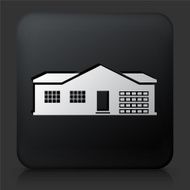 Black Square Button with Home Icon N5