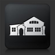 Black Square Button with Home Icon N6