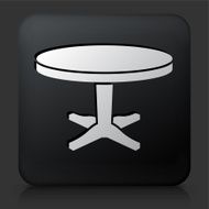 Black Square Button with Circular Table