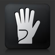 Black Square Button with Golf Gloves