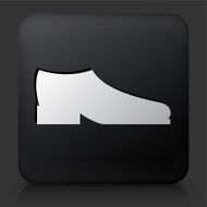 Black Square Button with Shoes Icon N2