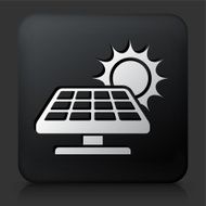 Black Square Button with Solar Panel N2