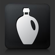 Black Square Button with Alcohol Bottle N11