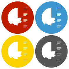 Coxcomb Chart icon on circle buttons - CircleSeries N2