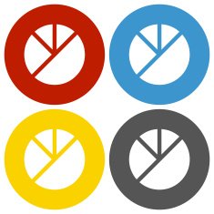 Pie Chart icon on circle buttons - CircleSeries N2