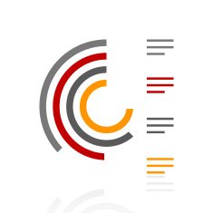 Radial Chart icon on a white background - Pro Series N2