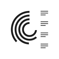 Radial Chart icon on a white background - Single Series N2