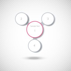 metaball colorful round diagram infographics N10