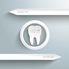 Two White Arrows Tooth
