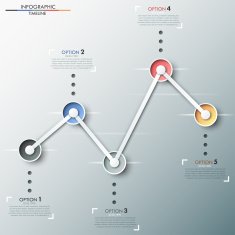 Modern infographics timeline N3
