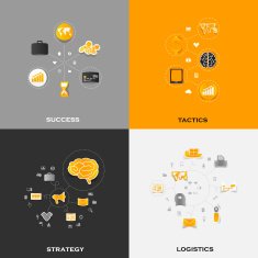 Set of business icons N32