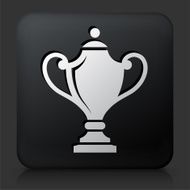 Black Square Button with Trophy N4