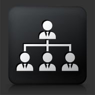 Black Square Button with Networking