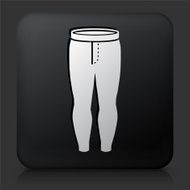 Black Square Button with Leggings