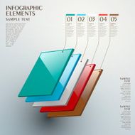 abstract layer chart infographics N2