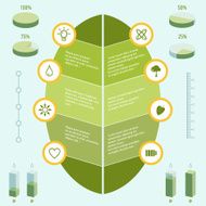Series infographic elements for design and graphics Ecology nature