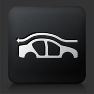 Black Square Button with Car Check Icon