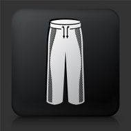 Black Square Button with Pants
