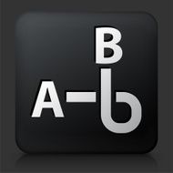 Black Square Button from A to B Directions