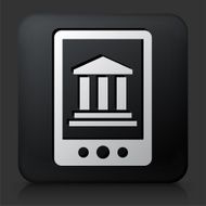 Black Square Button with Online Banking