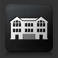 Black Square Button with Condos Icon N7