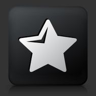Black Square Button with Star Icon N2