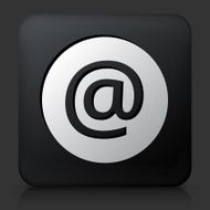 Black Square Button with Email Icon