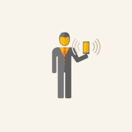 Business flat icon N2