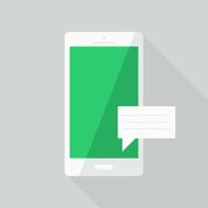Flat design icon for web