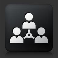 Black Square Button with Networking N4