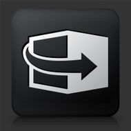 Black Square Button with Box Shipment