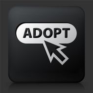 Black Square Button with Online Adoption