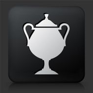 Black Square Button with Trophy N7