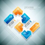 Process Arrow Infographic
