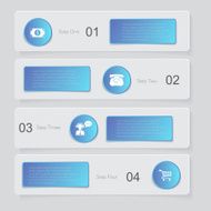 Infographic Design number banners template graphic or website layout N12
