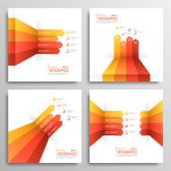 Set of Modern Infographics Elements N12