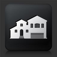 Black Square Button with Home Icon N15