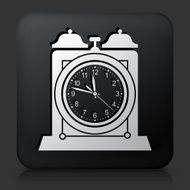 Black Square Button with Clock Icon N5