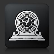 Black Square Button with Clock Icon N6