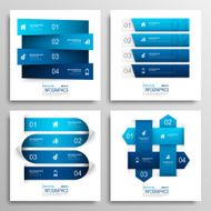 Set of Modern Infographics Elements N14