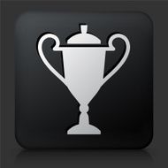 Black Square Button with Trophy N10