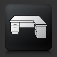 Black Square Button with Office Desk N3