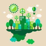 illustration concept of ecology