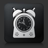 Black Square Button with Clock Icon N9