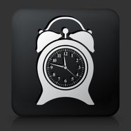 Black Square Button with Clock Icon N10