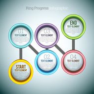 Ring Progress Infographic