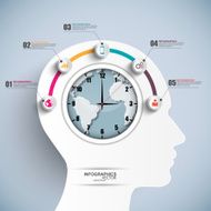 Infographics vector design template N128